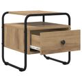 vidaXL Nočný stolík Dub artisan Kompozitné drevo