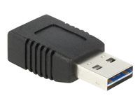 USB adaptér - USB (M) do USB (iba napájanie) (F) - USB 2.0 - čierna