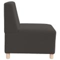 vidaXL Bezrúčková modulárna sofa jednotka Tmavo šedá 55 x 74 x 82 cm