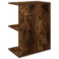 vidaXL Nočný stolík dymový dub 46,5x29x61 cm kompozitné drevo