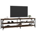 vidaXL TV skrinka hnedý dub 180x40x50 cm spracované drevo