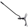 vidaXL Snehová radlica na záhradný traktor s adaptérom 100 cm