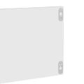 vidaXL Nástenné police 4 ks biele 80x11,5x18 cm drevotrieska
