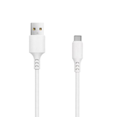 SETTY USB - USB-C kábel 1,0 m 3A biela (GSM106094)