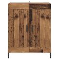 vidaXL Servírovacia skriňa Staré drevo 69,5 x 34 x 90 cm