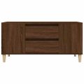 vidaXL TV skrinka hnedý dub 102x44,5x50 cm spracované drevo