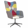 vidaXL Relaxačné kreslo patchwork látka