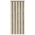 vidaXL Záves proti hmyzu z chenille Tmavohnedá a béžová 90 x 220 cm