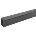 vidaXL Záhradné plotové stĺpiky 10 ks, sivé 220 cm, oceľ