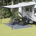 vidaXL Koberec do stanu Modrá a šedá 350 x 250 cm Polyetylén
