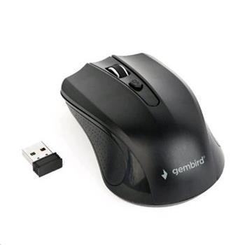 GEMBIRD Myš MUSW-4B-04, čierna, bezdrôtová, USB nano prijímač
