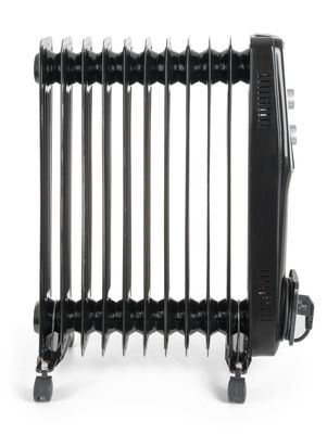 Olejový radiátor G21 Bromo čierny, 11 rebier, 2500 W