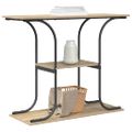 vidaXL Konzolový stôl Sonoma dub 101 x 35 x 80,5 cm Kompozitné drevo