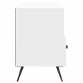 vidaXL TV skrinka Biela s vysokým leskom 102 x 34,5 x 50 cm