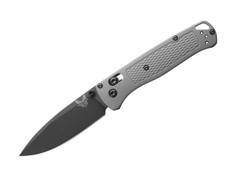 Benchmade 535BK-08 Bugout Storm Gray vreckový nôž 8,2 cm, šedá, Grivory