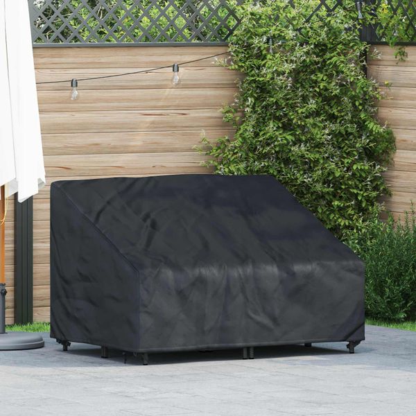 vidaXL Kryt na záhradnú lavičku 130 x 95 x 40 / 80 cm