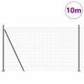vidaXL Euro plot s betónovým podstavcom 10 x 1,4 m PVC potiahnutá oceľ