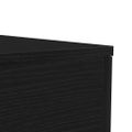 vidaXL Konferenčný stolík s LED svetlami, čierny dub 50x50x40 cm