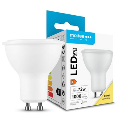 Modee LED Spot bodová žiarovka 10W GU10 1000lm teplá biela (ML-GU10P2700K10WN)