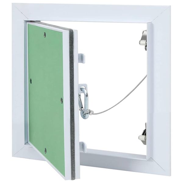vidaXL Access Panel Zelená a strieborná 30 x 30 cm