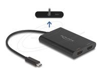 Adaptér USB Type-C na 2x HDMI 4K 60 Hz