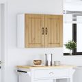 vidaXL Kuchynská nástenná skrinka Lucca, dub artisan, kompozitné drevo
