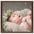 vidaXL Fotorámiky na stôl, koláž 3 ks, tmavočervené 30x30 cm