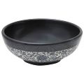vidaXL Umývadlo na dosku čierno-modré okrúhle Φ41x14 cm keramické