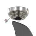 vidaXL Ozdobný stropný ventilátor s osvetlením, 128 cm, hnedý