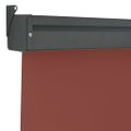 vidaXL Bočná markíza na balkón 125x250 cm, hnedá