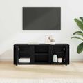 vidaXL TV skrinka 100 x 31,5 x 35 cm Čierny dub Kompozitné drevo