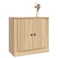 vidaXL Komoda dub sonoma 70x35,5x67,5 cm spracované drevo