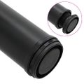 vidaXL Stolové nohy s nastaviteľnou výškou, čierne 870 mm 4 ks