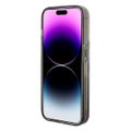 Karl Lagerfeld case for iPhone 15 6,1" KLHCP15SLKKNSK priehľadná hardcase Liquid Glitter Ikonik