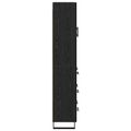 vidaXL Highboard 2 ks Čierny dub 69,5 x 34 x 180 cm Kompozitné drevo