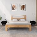 vidaXL Nočné stolíky 2 ks čierne 50x46x50 cm spracované drevo
