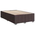 vidaXL Boxspring posteľ s matracom tmavohnedá 120x190 cm látka
