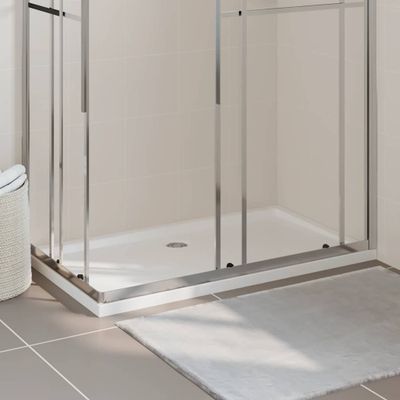 vidaXL Obdĺžniková sprchová vanička z ABS biela 70x120 cm
