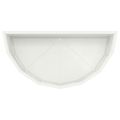 vidaXL Hrantík Biela 60 x 30 x 35 cm Oceľ