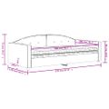 vidaXL Denná posteľ s matracom tmavozelená 100x200 cm zamat
