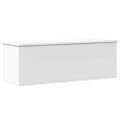 vidaXL Úložný box biely 102x35x35 cm kompozitné drevo
