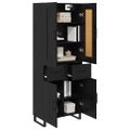 vidaXL Highboard 2 ks Čierny dub 69,5 x 34 x 180 cm