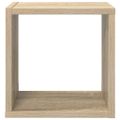 vidaXL Nástenné police 4 ks dub sonoma 26x15x26 cm