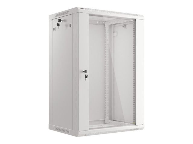 LANBERG 19'' RACKOVÁ SKRIŇA PRO MONTÁŽ NA STENU 18U/600X450 (FLAT PACK) ŠEDÁ V2