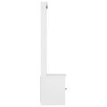 vidaXL Halový strom SANDNES biela 45x40x159,5 cm masívna borovica