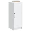 vidaXL Servírovacia skriňa Biela 33 x 34,5 x 87 cm Kompozitné drevo