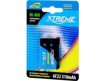 XTREME Batéria 9V Ni-MH 310mAh dobíjací, blister 1ks