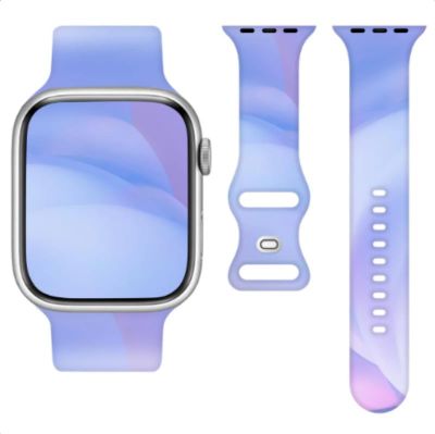 Silicone strap apple watch 38/40/41 mm (97+110) blue