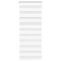 vidaXL Zebra roleta biela 60x100 cm šírka látky 55,9 cm polyester