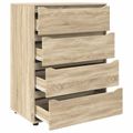 vidaXL Úložné skrine 80 x 48 x 105 cm Kompozitné drevo Sonoma dub